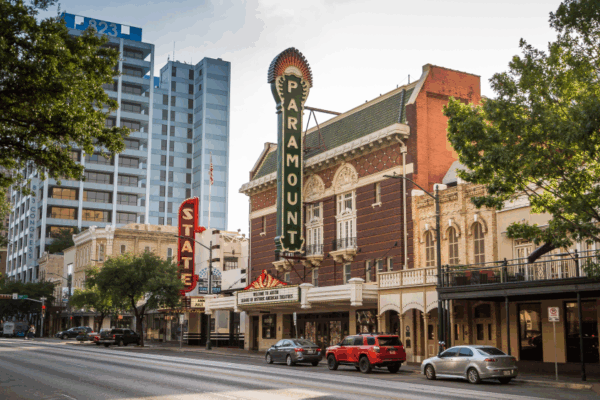 Austin texas historic theaters and live performance venues