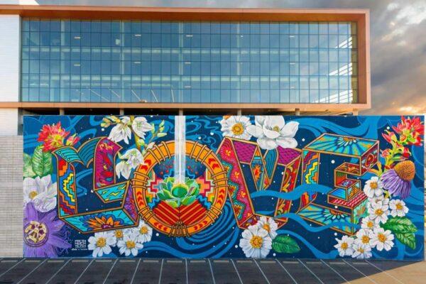 Dallas texas art installations and public murals