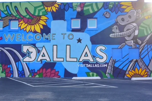 Dallas texas street art and mural locations