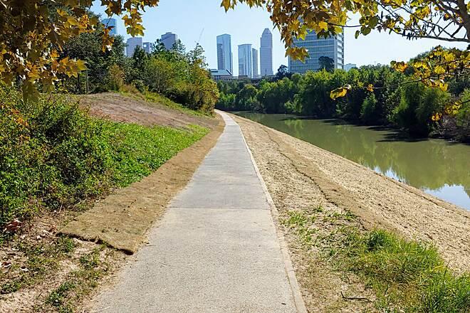 Houston riverside parks and trails