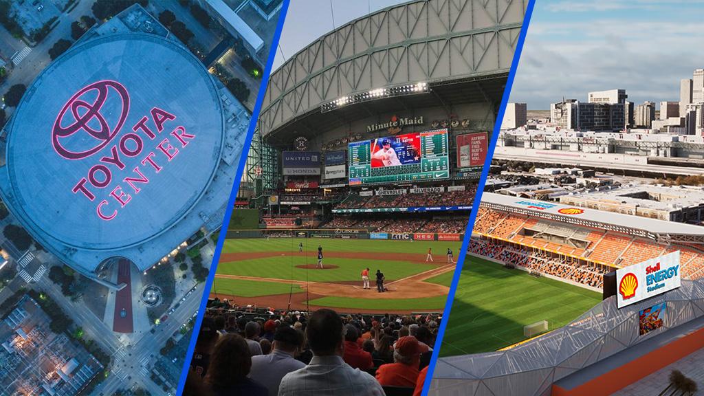 Houston sports teams and stadiums