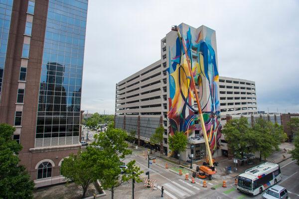 Street art and murals in houston