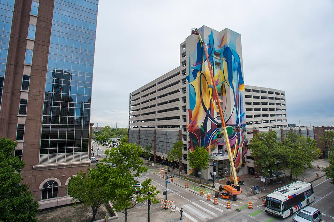 Street art and murals in houston