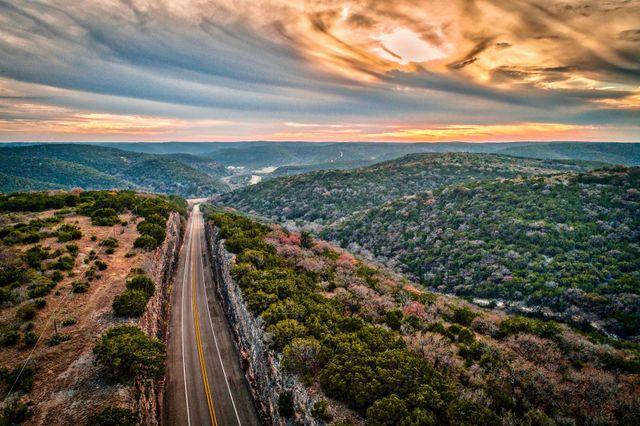 Texas hill country scenic vistas