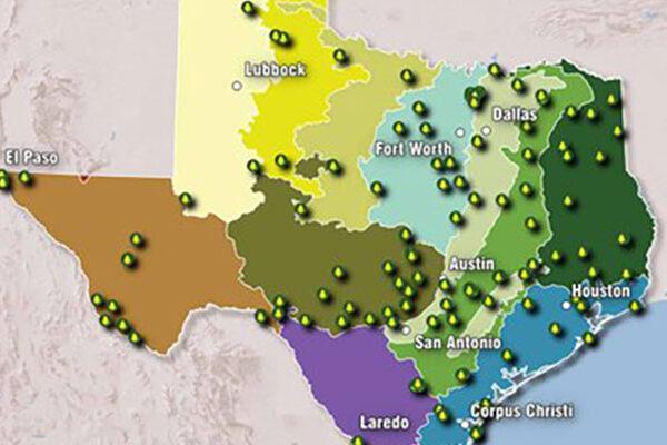 Texas parks and recreational areas