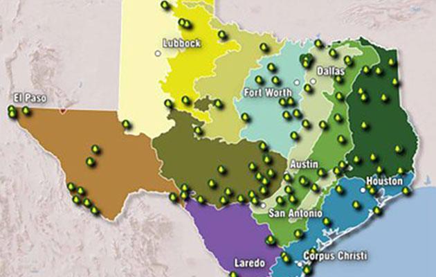 Texas parks and recreational areas