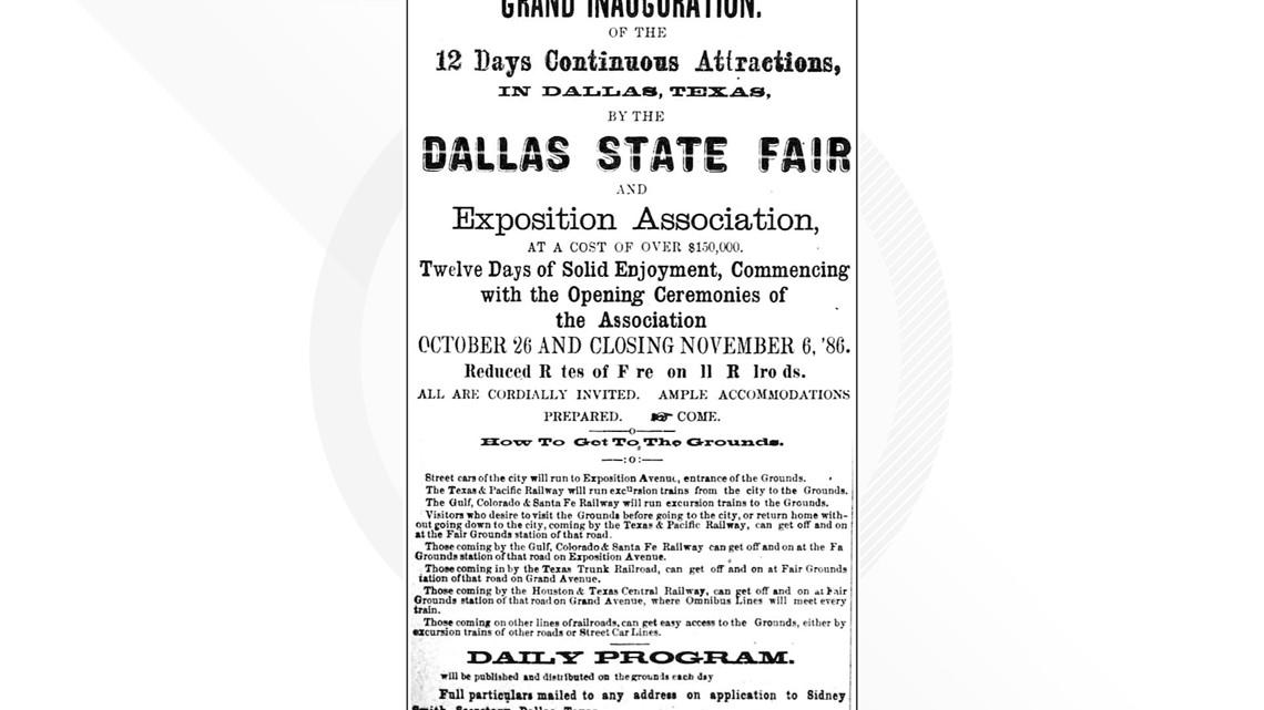Texas state fair history and highlights