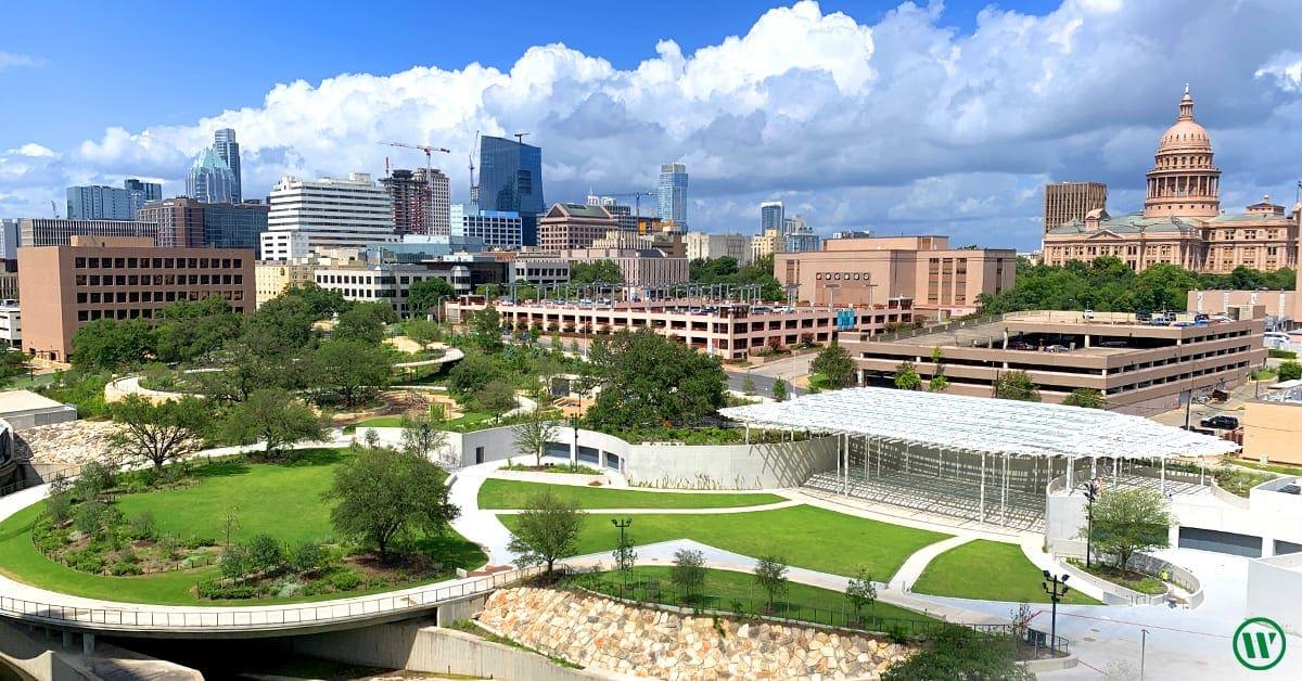 Texas urban green spaces and parks