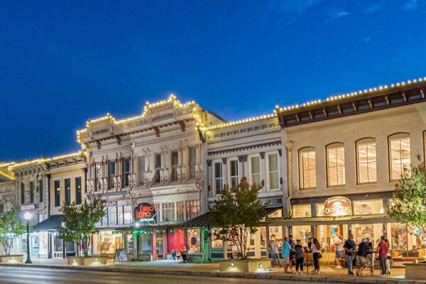 The charm of texas small town main streets
