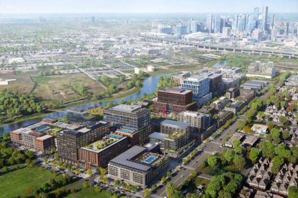 The growth of houstons downtown area
