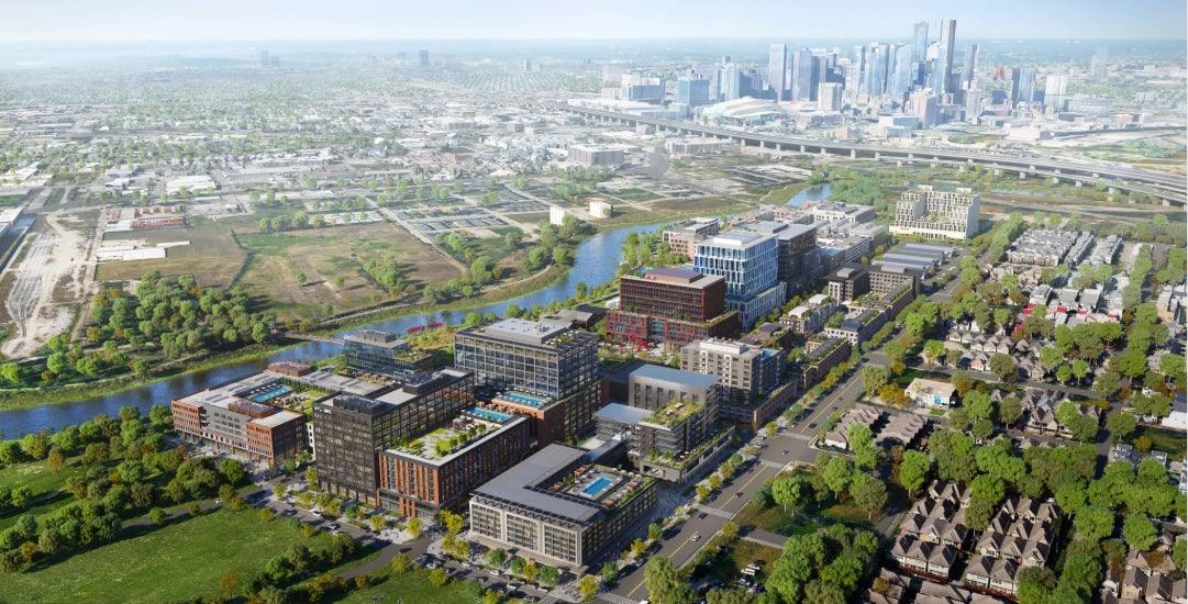The growth of houstons downtown area