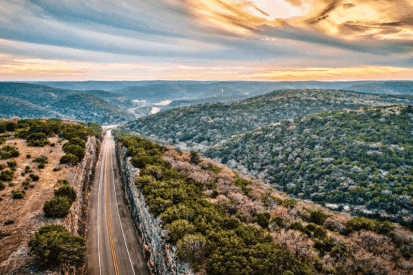 Top scenic drives around austin texas hill country