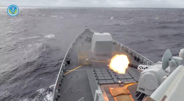 China Conducts Two Days of Live Fire Military Exercises Near Taiwan