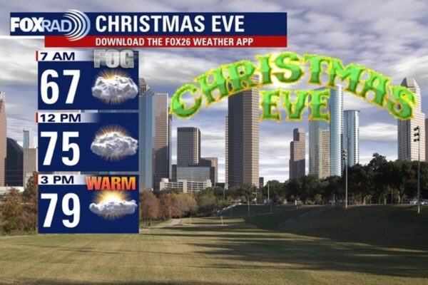 Houston Weather Update: Foggy Mornings and a Warm Christmas Eve Forecast