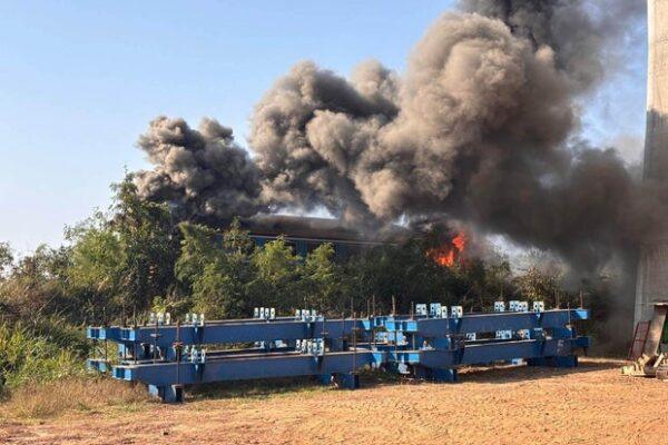 Tragic Crane Accident in Thailand: 22 Lives Lost as Crane Collides with Moving Passenger Train