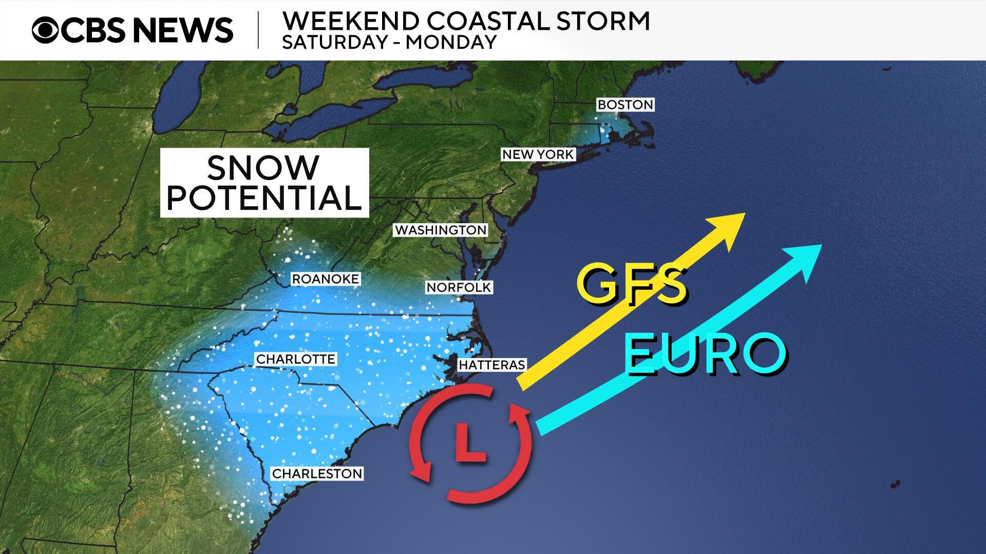 Harsh Cold Continues as Meteorologists Monitor Another Possible East Coast Storm