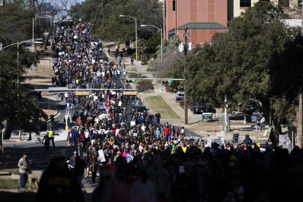 Austin Marchers Celebrate the Enduring Legacy of Martin Luther King Jr. Amid Trump Administration Policies