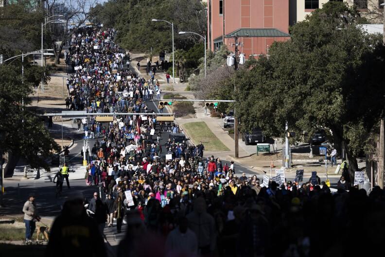 Austin Marchers Celebrate the Enduring Legacy of Martin Luther King Jr. Amid Trump Administration Policies