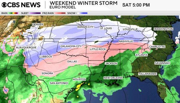 Winter Storm Forecast: Ice, Snow, and Frigid Temperatures This Weekend See the Maps!