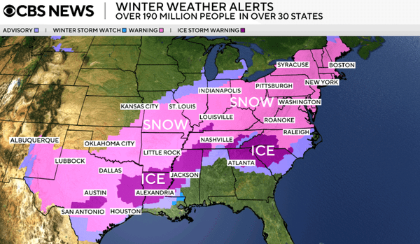Winter Storm Predictions: Latest Forecast Maps Reveal Upcoming Weather Changes