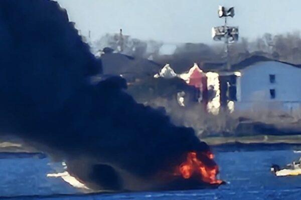 Two Escape Unharmed as Boat Catches Fire on Lake Ray Hubbard