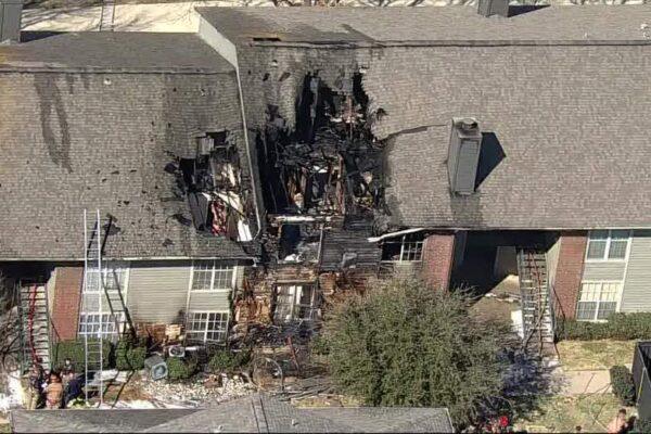 Massive Blaze Engulfs Arlington Apartment Complex, Causing Significant Damage
