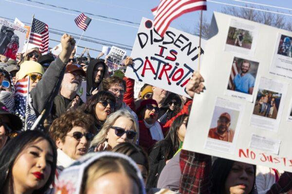 Texas Democrats Mobilize Thousands in East Austin Rally Opposing ICE