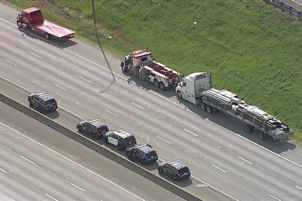 Major Eastbound I 30 Closure: 18 Wheeler Crash in Fort Worth