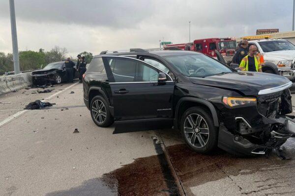 Motorist Hospitalized After Crash Involving Harris County Constable Deputy