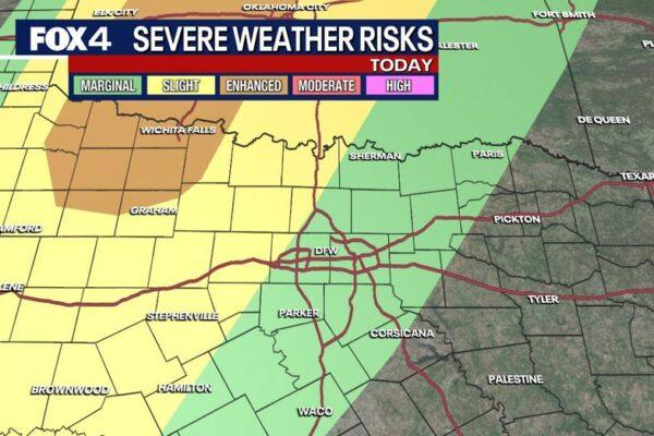 Dallas Weather Update: Severe Storms with Large Hail and High Winds Expected; Rainy Easter Weekend Forecast