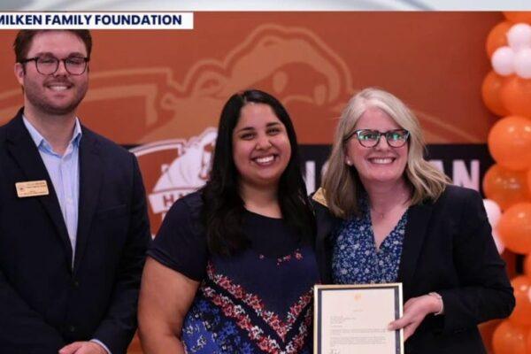 Hutto ISD Teacher Honored with Prestigious Milken Educator Award