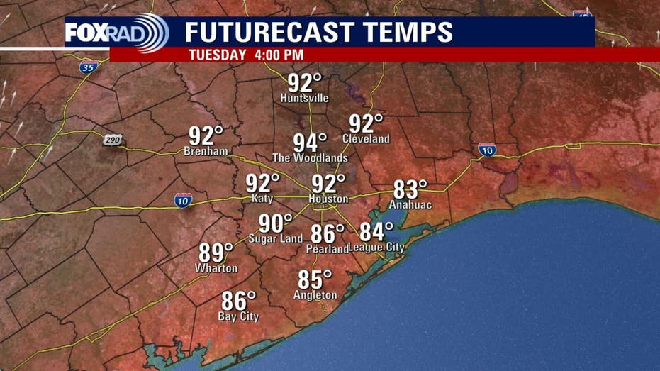 Houston Weather Forecast: Scorching 90s with High Humidity and Rain on the Horizon