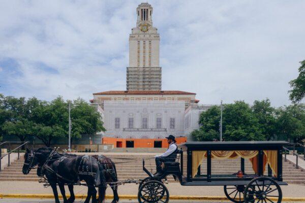 "Mock Funeral Highlights Threat to Academic Freedom as UT System Considers Program Cuts"