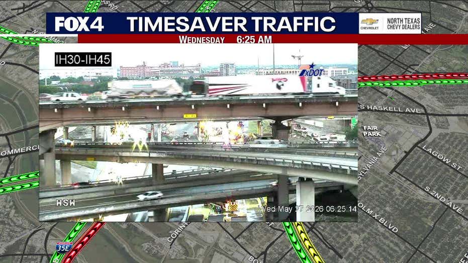 Major 18 Wheeler Accident Shuts Down I 30 in Dallas