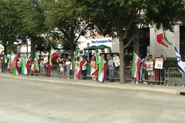 Iranian Americans in Houston Unite to Highlight Unrest and Internet Blackouts in Iran