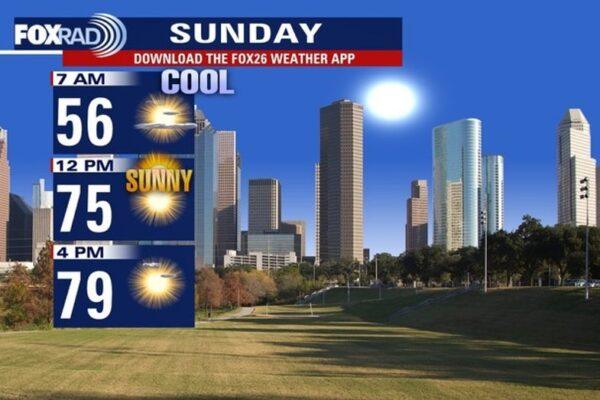 Houston Weather Update: Enjoy Cooler Temperatures This Sunday