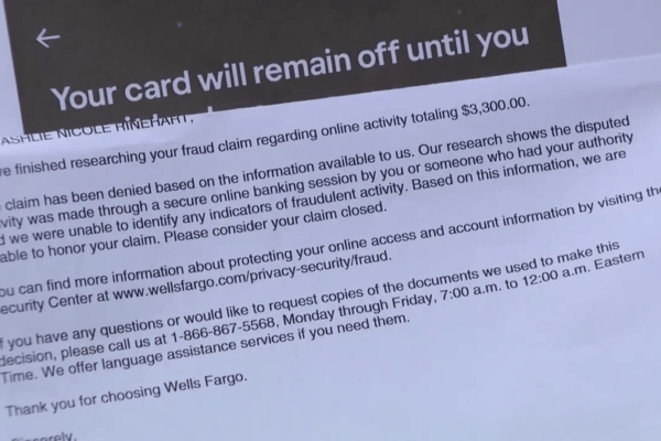 Scammers Swipe $3,300 from Hockley Woman's Wells Fargo Account, Bank Denies Refund
