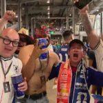 "Electric Atmosphere: Dutch and Japanese Fans Celebrate World Cup Draw at Dallas Stadium"