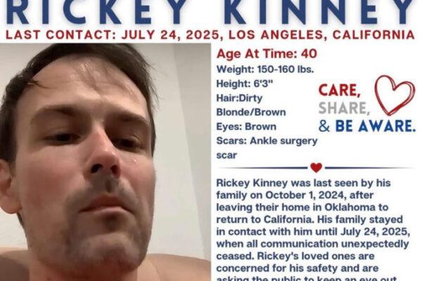Help Find Rickey Kinney: Missing Person Alert