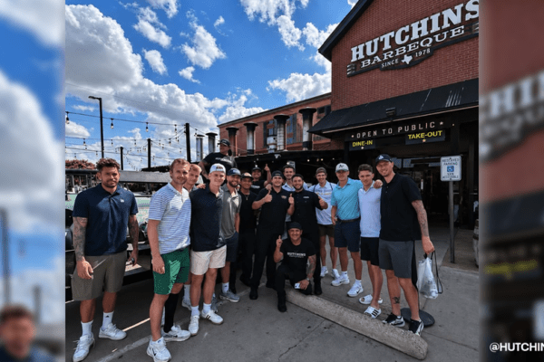 Swedish National Soccer Team Enjoys Delicious BBQ at Hutchins in Frisco