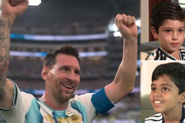 "North Texas Kids Share Exciting Moment Walking with Messi and Argentina at World Cup Entrance"