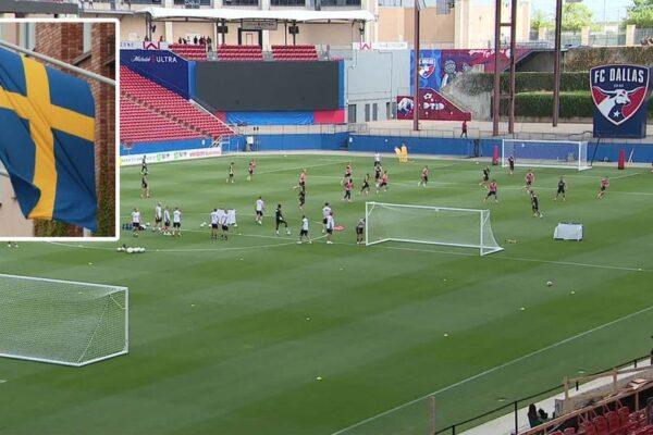 Sweden's National Team Hosts Open Practice in Frisco Ahead of FIFA World Cup