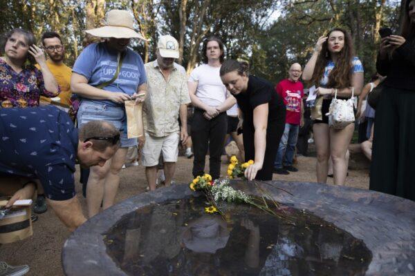 Thousands Gather to Honor Malin, Austin's Beloved Giant Troll, at Pease Park Memorial Event