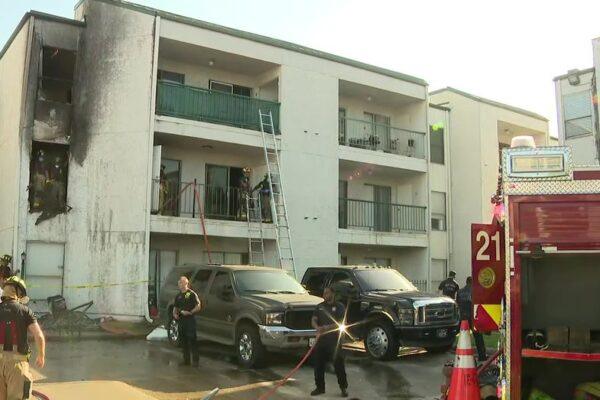 Heroic Rescue: Houston Apartment Residents Saved from Balconies During Intense 2 Alarm Fire