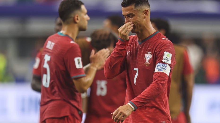 "Stunned Fans at Dallas Stadium React to Cristiano Ronaldo's World Cup Career Ending"