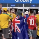 Australia Soccer Fans Storm Walmart Near Dallas Stadium: Exciting Footage!