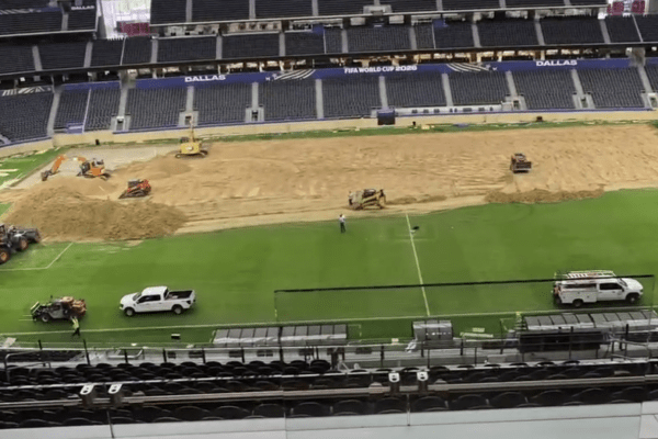 AT&T Stadium Replaces Grass Field After North Texas World Cup Finale
