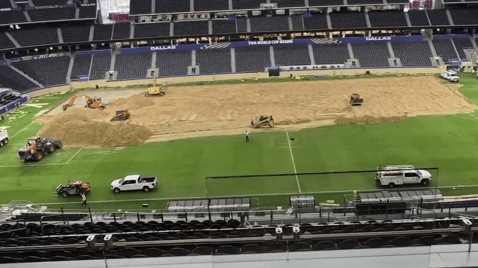 AT&T Stadium Replaces Grass Field After North Texas World Cup Finale