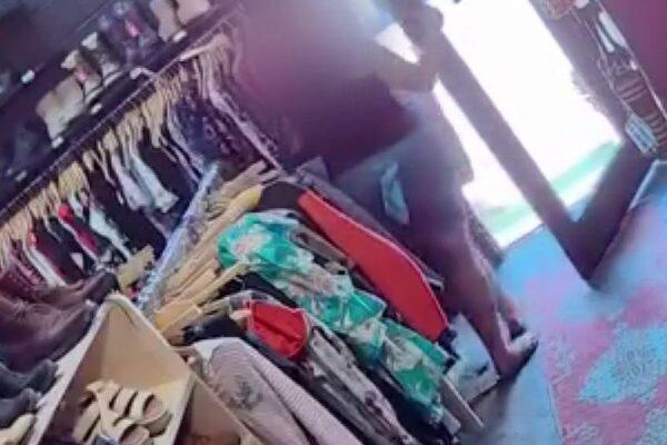 Thrift Store Thief Caught on Camera Stealing Hundreds of Dollars in Merchandise
