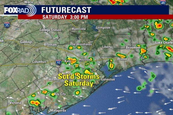 Houston Weekend Weather Forecast: Expect Daily Rain Chances Ahead